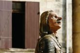 La statue de Cyrano, place Pélissière, lieu de pèlerinage photographique. © ARCHIVES Emilie Drouijaud 