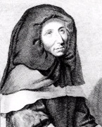 Magdeleine Robineau, veuve de Christophe de Neuvillette tué au siège d'Arras.